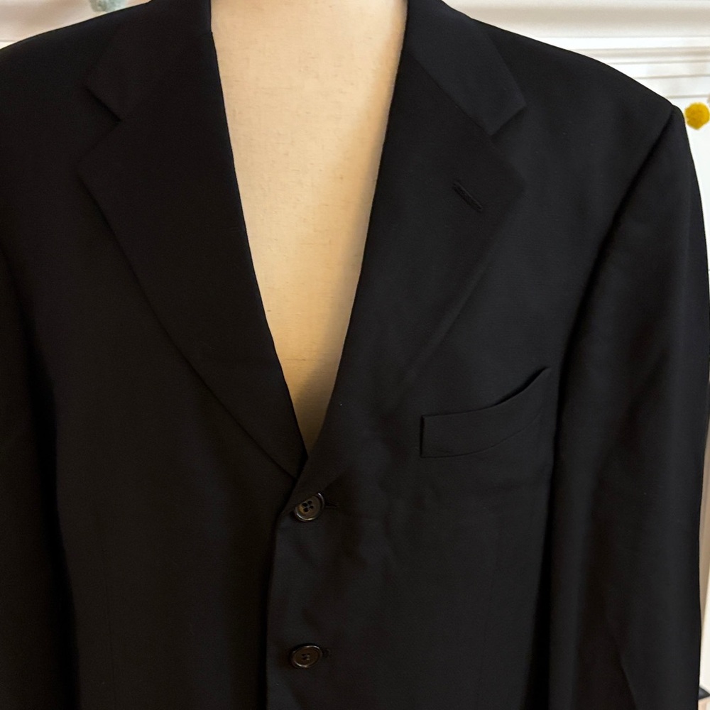 GIVENCHY Vintage Monsieur by Givenchy Suit Jacket Blazer Size 42 R Worsted Wool